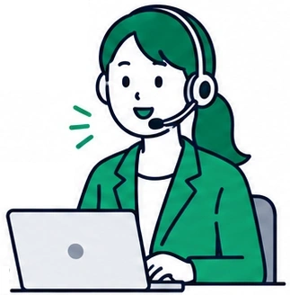 オペレーターが電話に対応